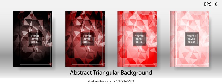 Abstract vector triangle background for use in design in eps 10 Applicable for design cover, presentation, invitation, flyer, annual report, poster and business card, desing packaging - Vector