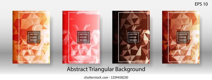Abstract vector triangle background for use in design in eps 10 Applicable for design cover, presentation, invitation, flyer, annual report, poster and business card, desing packaging - Vector