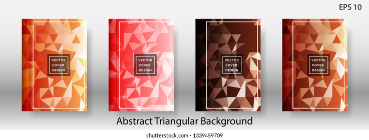 Abstract vector triangle background for use in design in eps 10 Applicable for design cover, presentation, invitation, flyer, annual report, poster and business card, desing packaging - Vector