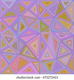 Abstract vector triangle mosaic tile background design