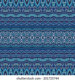 Abstract vector tribal ethnic background seamless pattern