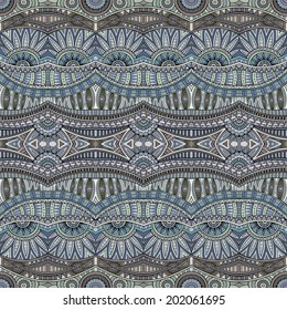 Abstract vector tribal ethnic background seamless pattern
