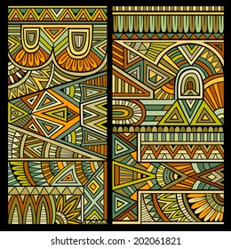 Abstract vector tribal ethnic background