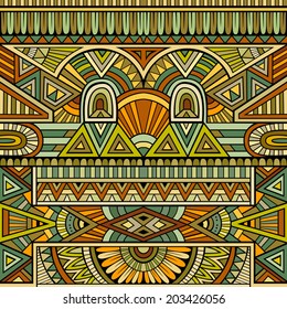 Abstract vector tribal ethnic background