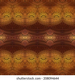Abstract vector tribal ethnic background seamless pattern
