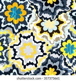 Abstract vector tribal ethnic background pattern