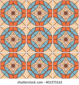 Abstract vector tribal ethnic background seamless pattern