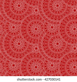Abstract vector tribal ethnic background seamless pattern