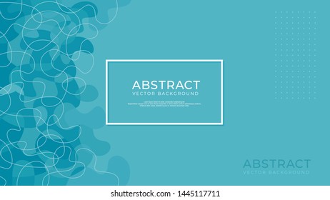Abstract vector turquoise color background