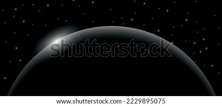 Abstract vector universe background design.