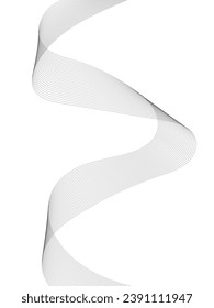 Abstract vector vertical wave background. Wavy lines vector illustration. Waves background.