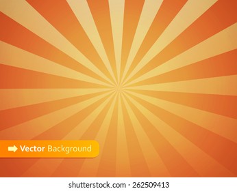 Abstract Vector Vintage Background with Sunrise Shining