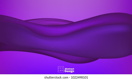 Abstract vector wallpaper, 16:9 aspect ratio, ultraviolet polymer clay , 2018 trend background, vector illustration.