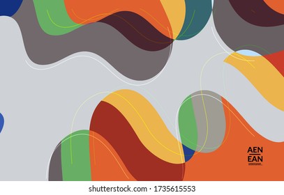 Abstrakte Vektor Tapete, Kunst Terrazzo Muster mit scharfen Formen und Linien in erdigen natürlichen Farbe.Minimal moderne Vorlage für Mode saisonale Verkauf Werbung Marketing Technologien.