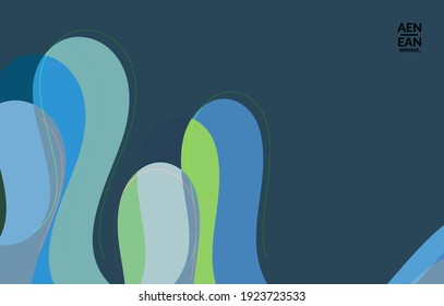 Abstract vector wallpaper, art terrazzo pattern with wavy geometric abstract shapes and lines in earthy natural organic color.Minimal modern template for wedding invitation.