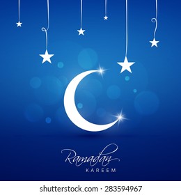 abstract vector wallpaper background backdrop theme crescent moon star