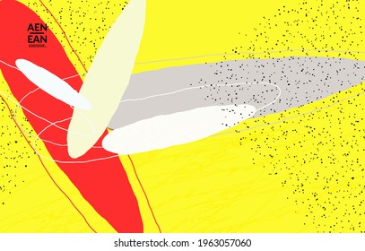 Abstract vector wallpaper. Exotic striped overlapping wavy shapes and lines. Packaging contemporary design. Natural motley artwork. Hand drawn textured background for social media fashion frame.