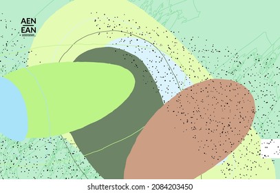 Abstract vector wallpaper. Exotic striped overlapping wavy shapes and lines. Packaging contemporary design. Natural motley artwork. Hand drawn textured background for social media fashion frame.