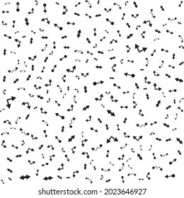Resumen del papel de pared vector del conjunto de flechas negras