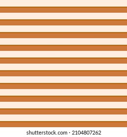 Abstract vector wallpaper with strips. Seamless colored background with orange horizontal lines. Geometric pattern