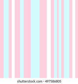 Abstract vector wallpaper with strips. Seamless colorful pastel background. Striped pattern with stylish pink and blue colors