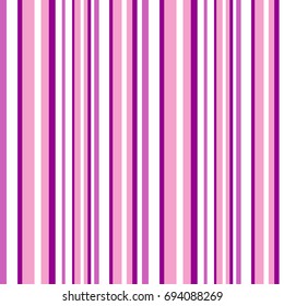 Abstract vector wallpaper with vertical lilac, purple and pink strips. Seamless colored background. Geometric pattern