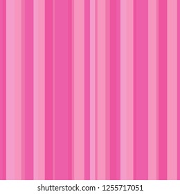 Abstract vector wallpaper with vertical red and pink strips. Seamless colored background. Geometric pattern