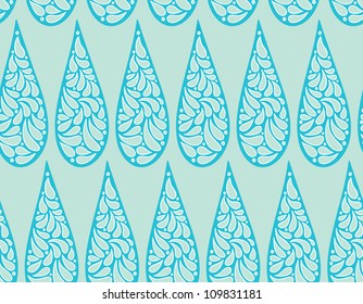 abstract vector water lashes seamless background pattern