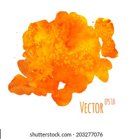 Abstract vector watercolor background.