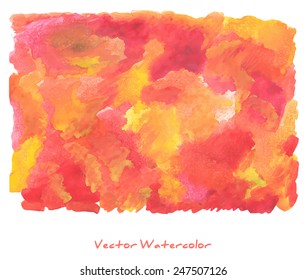 Abstract vector watercolor background