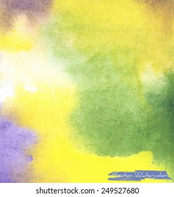 Abstract vector watercolor background