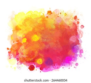 Abstract vector watercolor background 