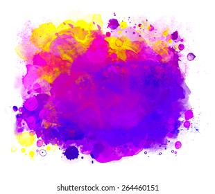 Abstract vector watercolor background 
