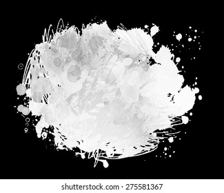 Abstract vector watercolor background. 
