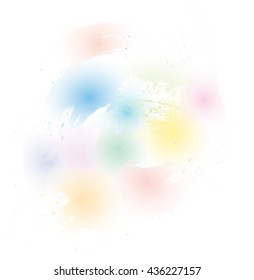 Abstract Vector Watercolor Background