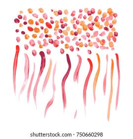 Abstract vector watercolor background.