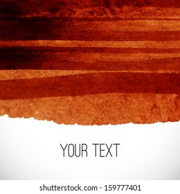 Abstract vector watercolor background. Paper texture. Watercolour backdrop. Design template with place for your text. Grunge design element.