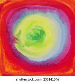 Abstract vector watercolor backgrounds  on  paper. Hand drawn  illustration. 