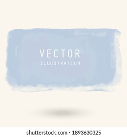 Abstract vector watercolor banner. Clolor brush strokes on white background. Art illustration for wallpaper, prints, wrapping paper, textile