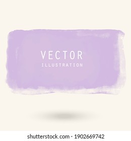 Abstract vector watercolor banner. Clolor brush strokes on white background. Art illustration for wallpaper, prints, wrapping paper, textile