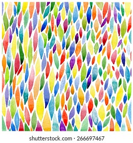 Abstract vector watercolor illustration on the white background