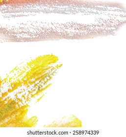 Abstract vector watercolor paint. Concept art for design