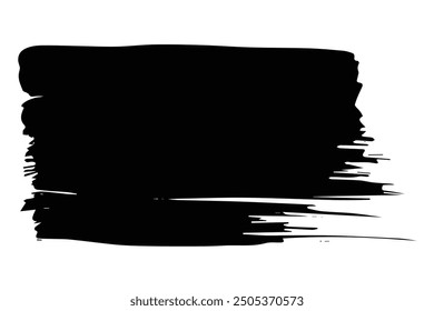 Abstract vector watercolor paint. Isolated grunge element for paper design. Ink paint brush stains or spots on white background