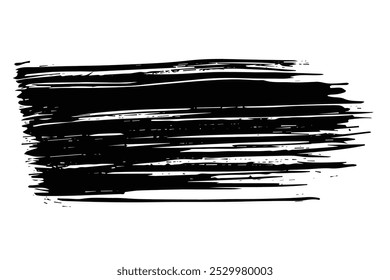Abstract vector watercolor paint. Isolated grunge element for paper design. Ink paint brush stains or spots on white background