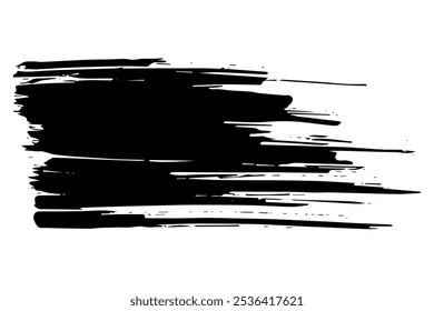 Abstract vector watercolor paint. Isolated grunge element for paper design. Ink paint brush stains or spots on white background