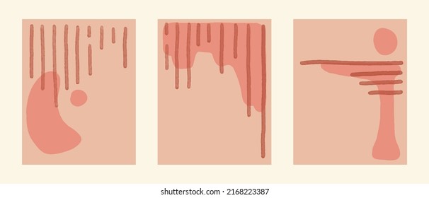 Abstract vector watercolor shapes in different colors. Creative color doodle art header set with different shapes and textures. Collage. vector illustration from different objects