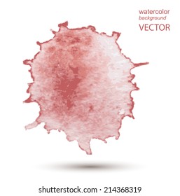 Abstract vector watercolor textured hand painted background