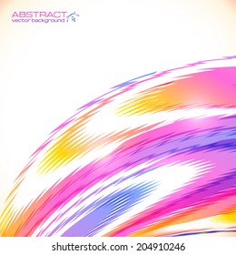 Abstract vector wave background