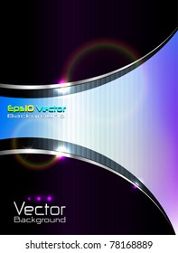 Abstract vector wave background