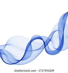 Abstract vector wave background, blue waved lines for design brochure, website, flyer